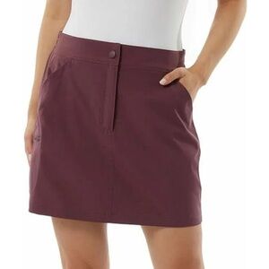 32 Degrees Plum Cargo  Skorts Large NWT